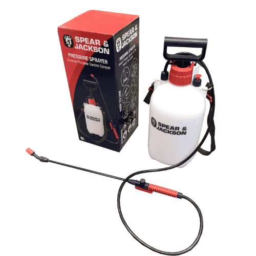 Zuurbestendige drukspuit voor gebruik met pesticiden en onkruidverdelgers