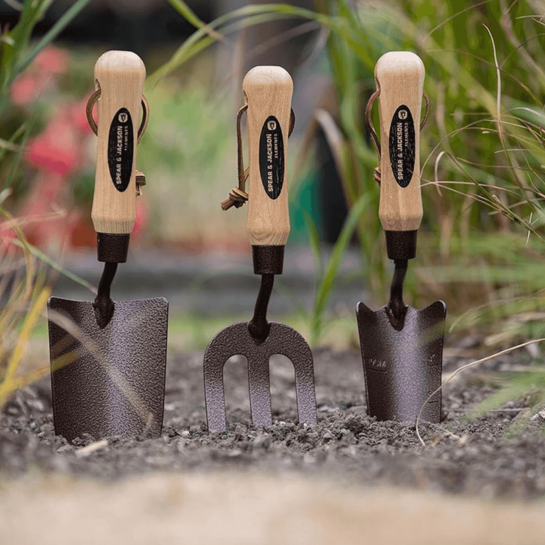 Spear & Jackson ELEMENTS3PS Elements 3-delige cadeauset - tuingereedschap set - 3 delige -Tuinierset - Tuinsetje - Gereedschap voor Tuin - tuinschepje