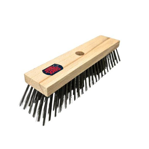 staaldraad bezem zonder steel voor onkruid en terrassen