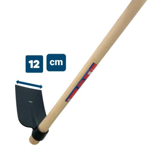 landhak gesmeed met een breedte van 12 cm