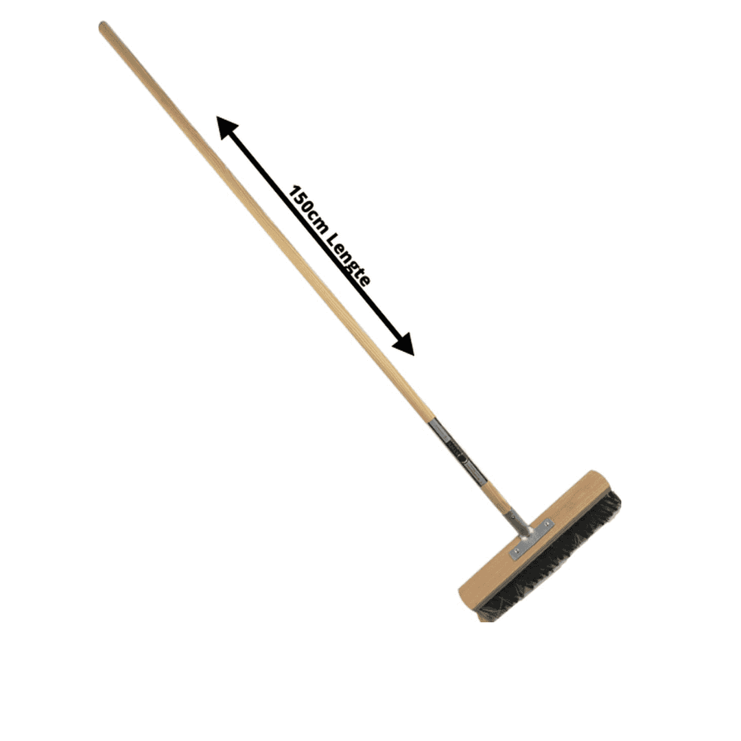 Synx Tools Binnenbezem X Bezem 40cm - bezems - Incl. Steel 150cm - zaalveger