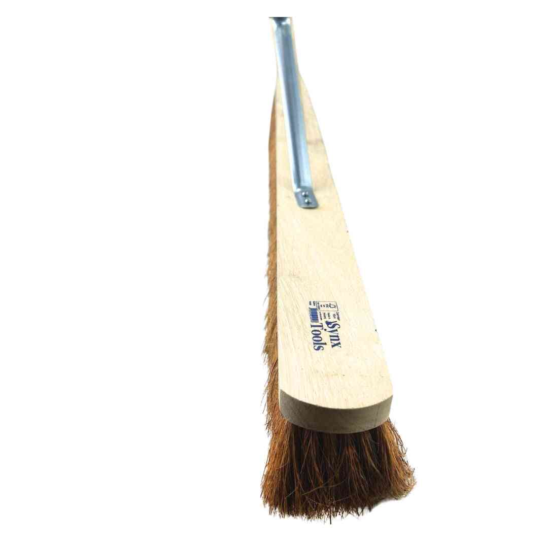Synx Tools Zaalveger 100cm - Bezem - zachte bezem - broom - kokosbezem - bezemsteel 150cm