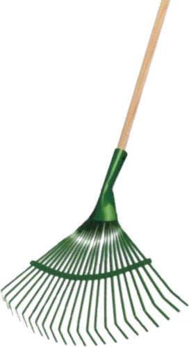 Synx Tools verstelbare bladhark met 150 cm steel – 22 tanden – werkbreedte 36-58 cm