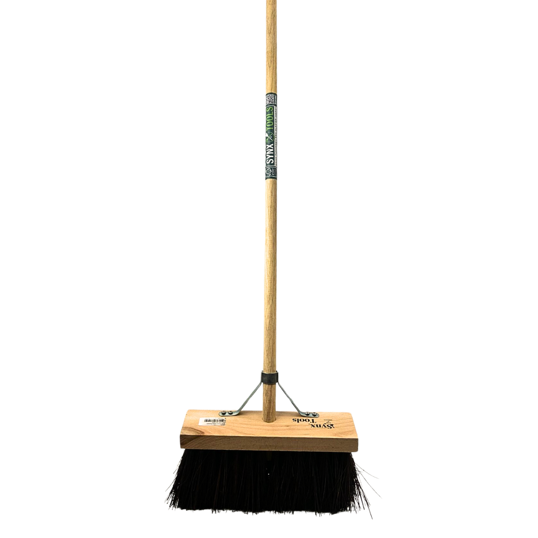 Synx Tools Bahia Bezem 30 cm - straatbezem - straatveger - Incl. bezemsteel 150 cm