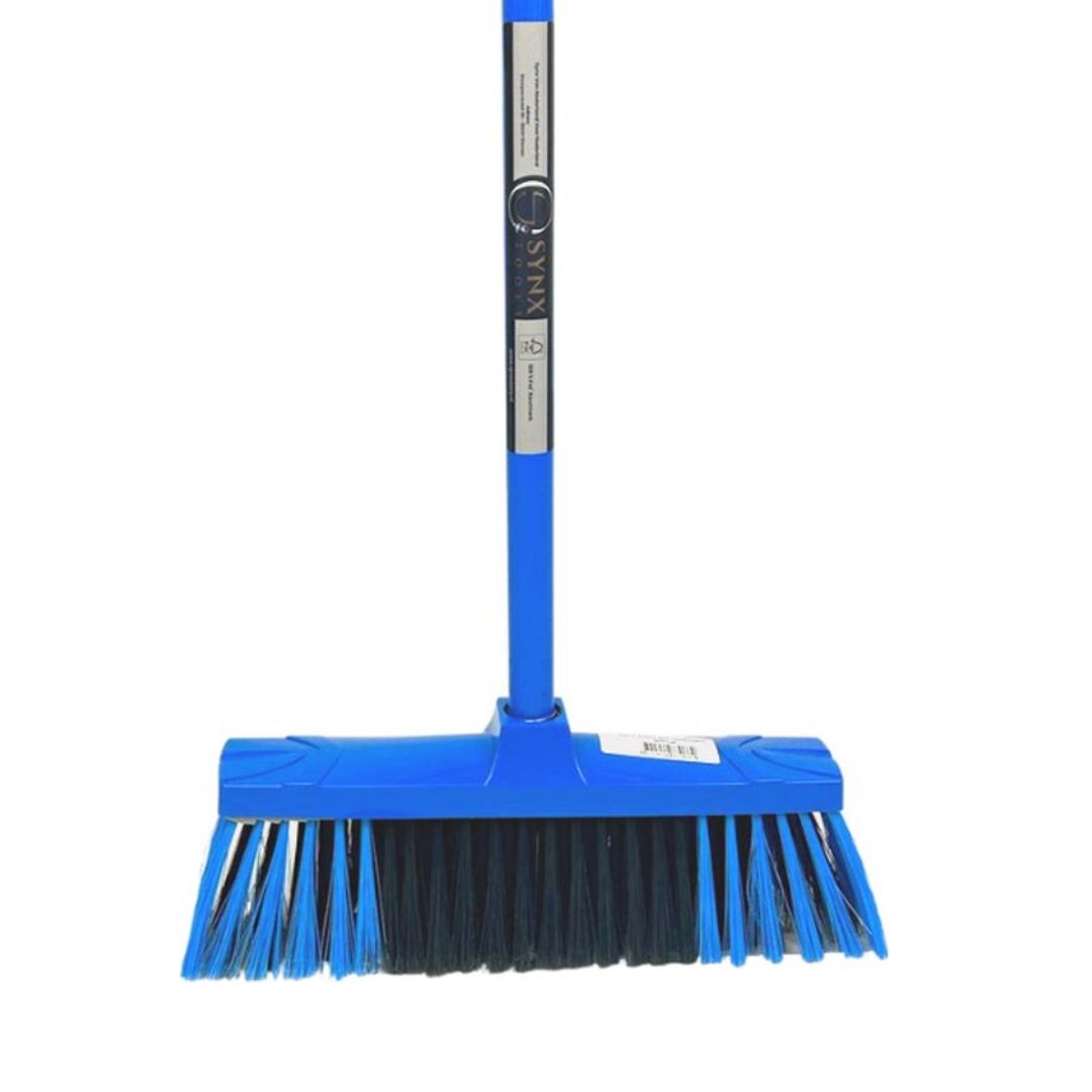 Synx Tools Binnenbezem - Zachte Bezems - Kamerveger - Veger / Zachte Bezem - Incl. Steel 130cm - Binnen Bezem
