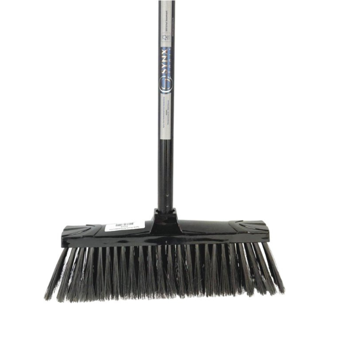 Synx Tools Binnenbezem - Zachte Bezems - Kamerveger - Veger / Zachte Bezem - Incl. Steel 130cm - Binnen Bezem