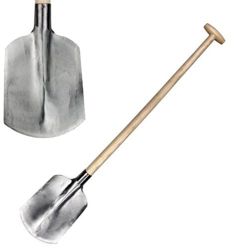 Kinderbats met essenhouten steel en gepolijst stalen blad