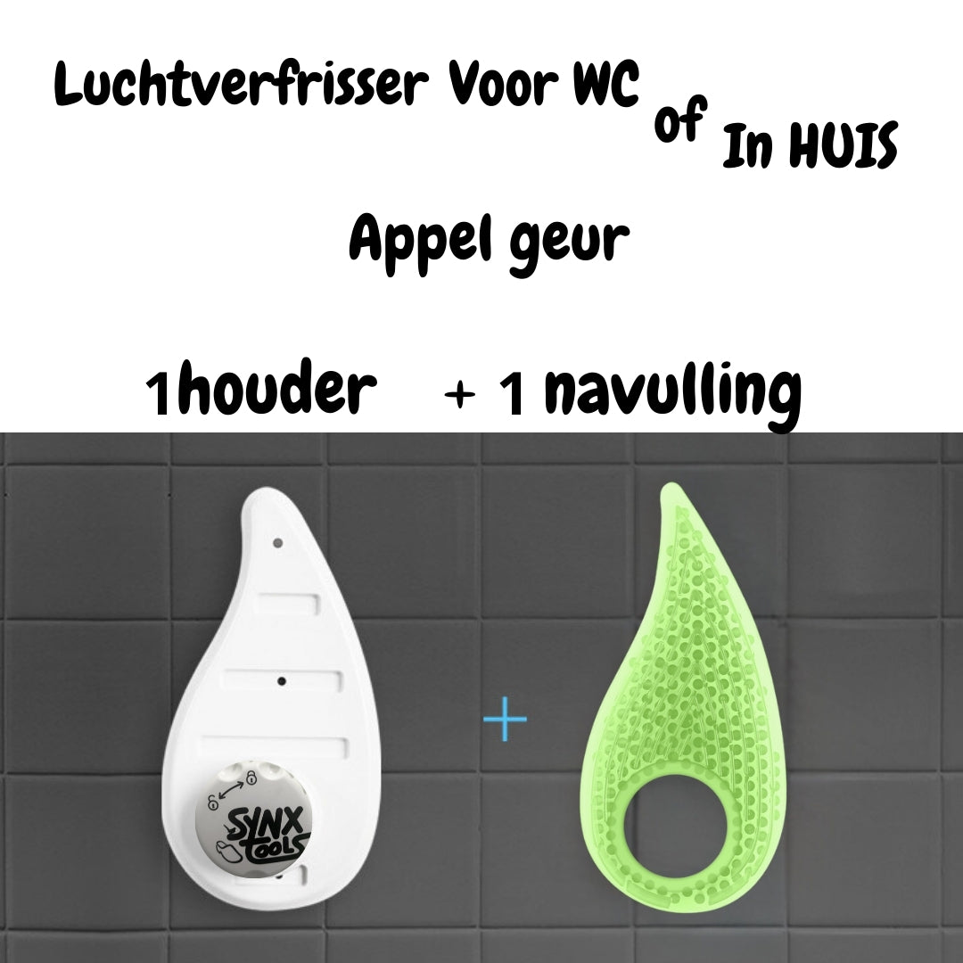 Luchtverfrisser appelgeur houder en navulling