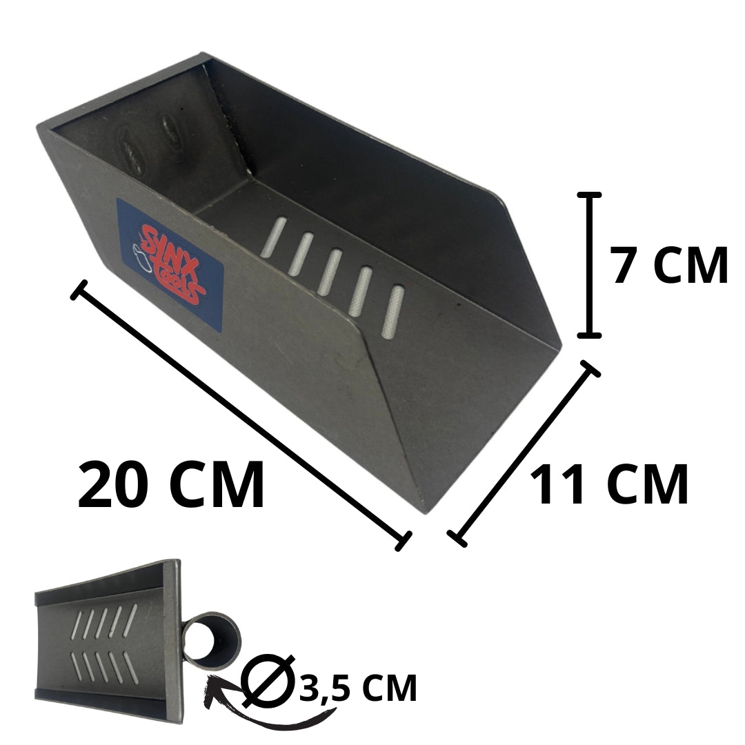 Synx Tools Rioolschep Putschep - Vierkant - gesmeed - Zonder steel