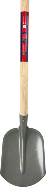 Synx Tools Bats 00 Lichtgrijs schep met houten steel