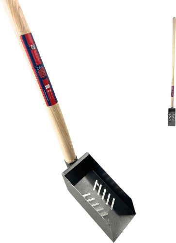 Synx Tools handgesmeed rioolschep met gebogen steel