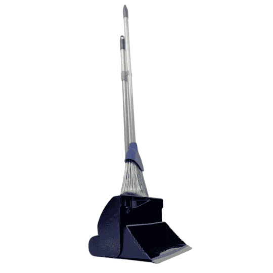 Stoffer en blik overview van de hele product