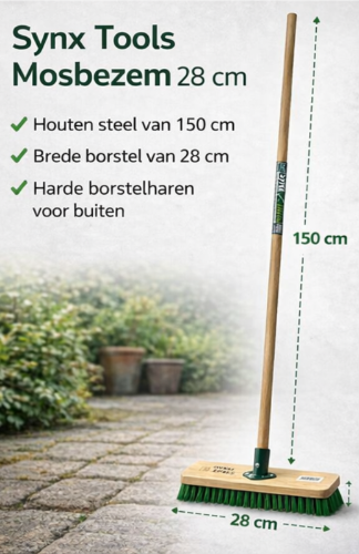 Mosbezem afmetingen met steel