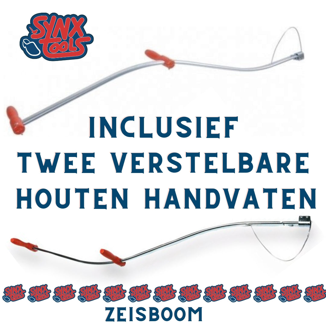 Synx Tools zeisboom met verstelbare houten handvatten