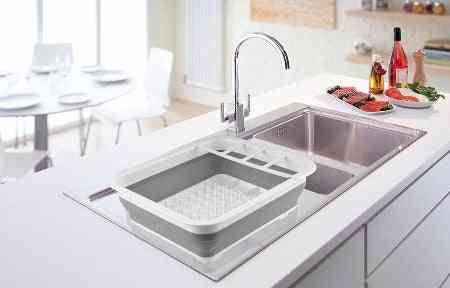 Afdruiprek Opvouwbaar - Ruimtebesparend voor Keuken en Camping