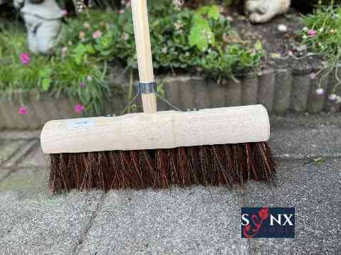 Synx Tools Balai municipal 45 cm - balai de rue - balais - avec manche 150 cm