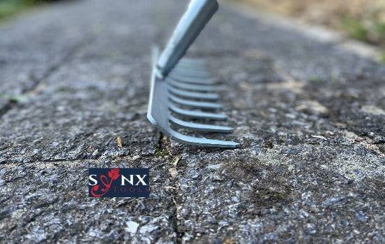 Synx Tools Tuinhark 10 tanden - hark - harken - Incl. steel 150 cm