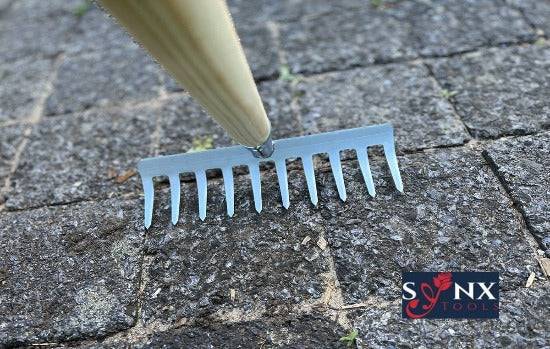 Synx Tools Tuinhark 10 tanden - hark - harken - Incl. steel 150 cm