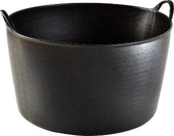 Zwarte wasmand/flexibele emmer 55 liter - Wasmanden