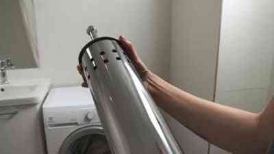 Red Nike running shoes, size 10, with breathable mesh and cushioned sole.