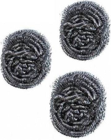 15x RVS Pannensponsjes - Zilversponsjes - Schoonmaakspons