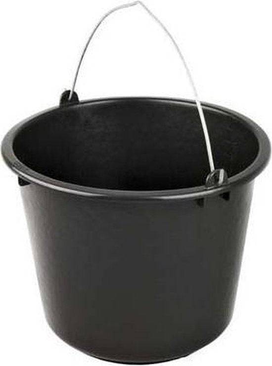 Synx Tools Bouwemmer Zwart 12L