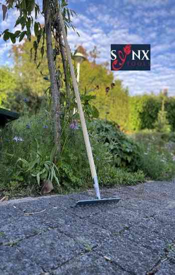 Synx Tools Tuinhark 12 tanden - harken - Inclusief steel 150 cm