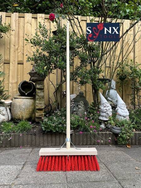 Synx Tools Straatbezem nylon 40cm met steel