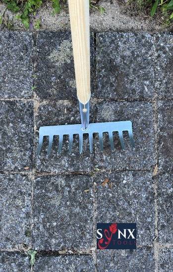 Synx Tools Tuinhark 10 tanden - hark - harken - Incl. steel 150 cm