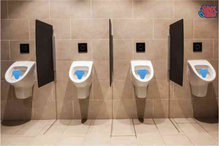 Synx Tools Urinoirrooster met Mintgeur - blauw - anti-spat - 2 stuks