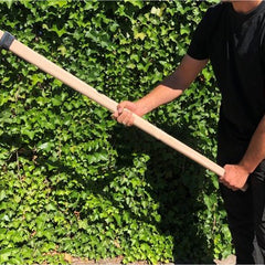 Tuinhak met houten steel voor onkruid verwijderen en grond losmaken – tuinhak van Synx Store
