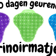 Urinoir matjes geplaatst in urinoir voor frisse geur – Synx Store