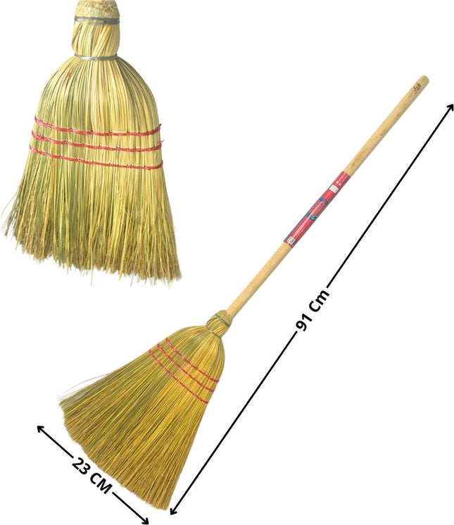 Synx Tools kinder mixstrobezem - bezems - kinder bezem - bezem kind - speelgoed bezem - Lengte 91cm