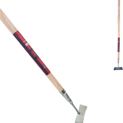 Mini schoffel 12 cm met 75 cm steel voor onkruid verwijderen