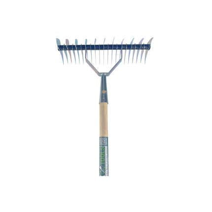 Synx Tools Verticuteerhark 11/21 tanden - verticuteren met hark - Incl. steel 150 cm