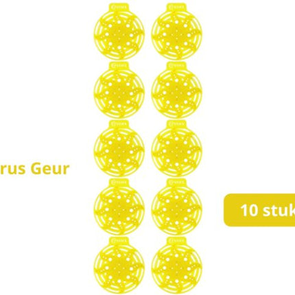 Powerscreen UrinoirMatje 10 Stuks Geel Citrus