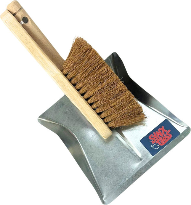 Synx Tools binnen bezem 60cm en Stoffer en blik koko set