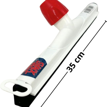 Synx Tools Vloertrekker 35cm Kunststof - Vloertrekker - Trekkers - Watertrekker - Dweilen/ Natuurrubber - Vloermop/Vloerreiniger - Zonder steel