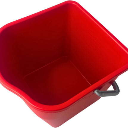 Synx Tools Emmer Rood - Mopwagen - Schoonmaak - 25 Liter