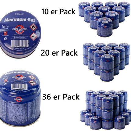 10x 360ML/190gram butane – propaan gasbus 6.7oz gaspatroon butaangas gasfles priktank camping gasvulling voor kooktoestel of bbq
