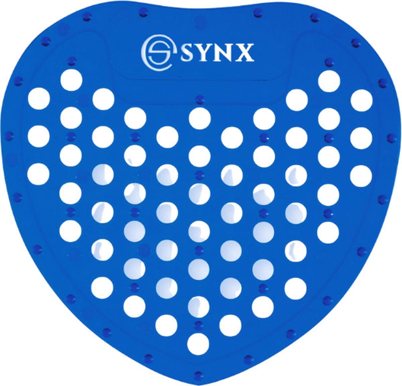 Synx Tools Urinoirmatje met frisse Geur - Urinoirmatten - 10 stuks voordeelverpakking - Anti spat mat WC - Toilet Mat - Blauw - Frisse Geur - Anti Splash Mat - Urine Mat - Wc Rooster - Urinoirrooster