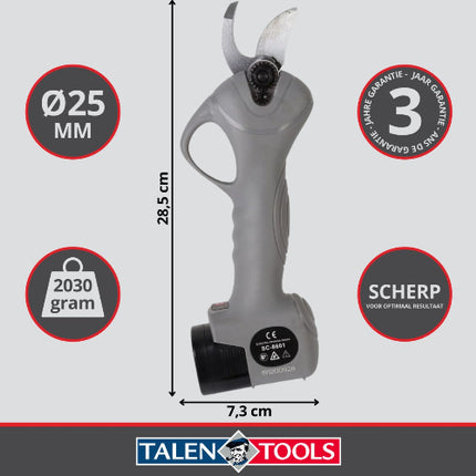 Elektrische takkenschaar van Talen Tools voor dikke takken – Synx Store