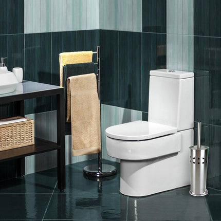 Premium 2x Edelstahl-Toilettenbürste mit Halter-Set + gratis Einsatz