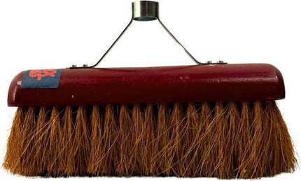 Synx Tools Besen Kokosnuss Raumkehrer 30 cm – Kokosbesen Rote Kappe – Raumkehrer – Kokosborsten – Besen innen – Kehrer – Ohne Griff
