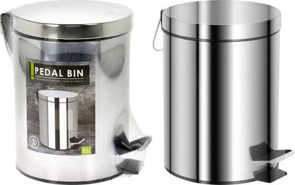 2x stuks pedaalemmers/prullenbakjes Kopen? 3 liter - Afvalbakken - Pedaalemmers