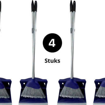 Stoffer en bik 4 stuks