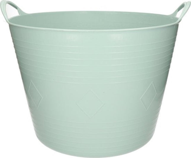 Mintgroene flexibele kuip emmer 40 liter