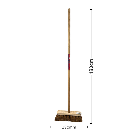 Zaalveger 29 cm binnen bezem met steel 120 cm – Synx Tools