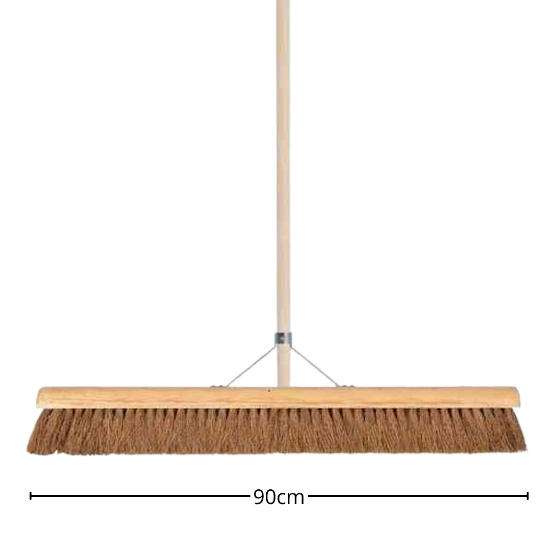 Vero - Zaalveger - 90 cm - Cocosharen - Steel 160 cm