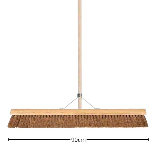 Vero - Zaalveger - 90 cm - Cocosharen - Steel 160 cm